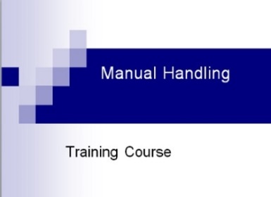 Manual handling training course. FREE on line training